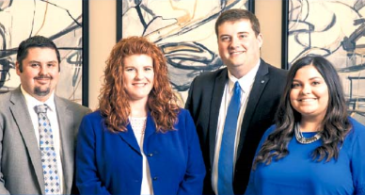 Image of our retail banking team members: Chris, Mandy, Blake and Briana
