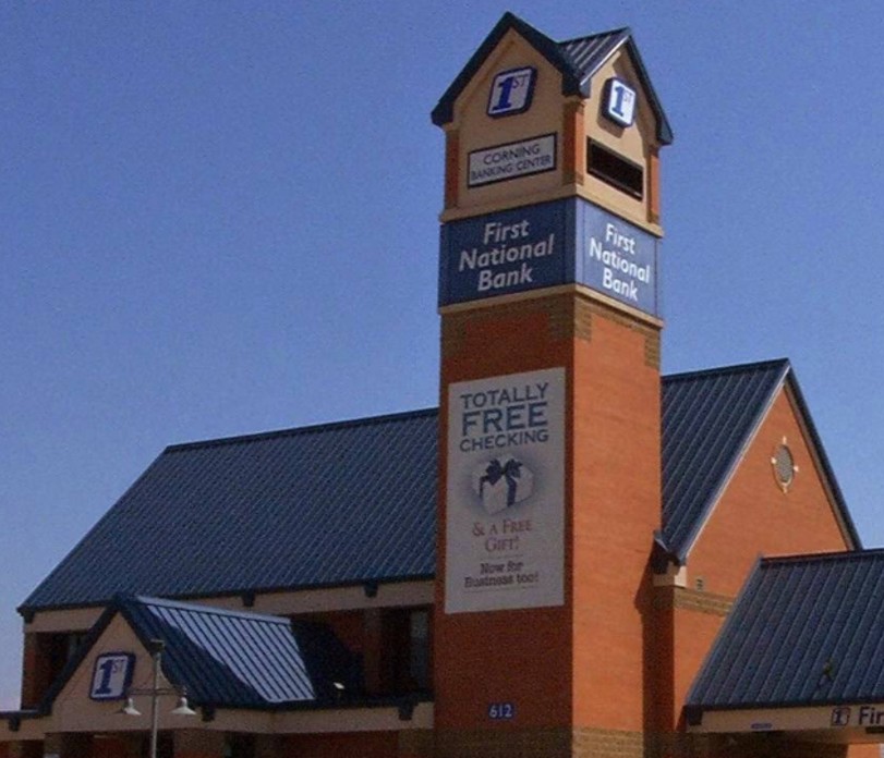 Exterior shot of the Corning location